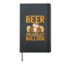 English Bulldog Clothing - English Bulldog Hardcover Journal, Black