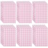 Engrowtic 30 Pack Pink and White Gingham Pocket Notebook Pink Plaid Mini Notebooks Wedding Aesthetic Notepads Baby Bridal Shower Lined Journal for Back to School Gift Office Supplies