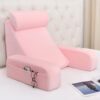ENITYA 19" Reading Pillow for Bed with Firm Back Support & Big Pockets