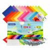 Enmousvan Origami Paper 6x6 Inch, Double Sided Color, 220 Sheets, 20 Fun & Distinct Colors, Child-Friendly, with DIY Accessory Kit for Hands-on Art and Craft Projects
