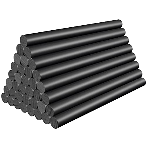 ENPOINT Black Hot Melt Glue Sticks, 36 Pack Mini EVA Sticks, 0.27in Diameter, 3.9in Length, for Craft, DIY, Decoration, Car Dent Repair, Gluing Project, All Temp, Wide Application
