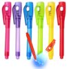 EODVICS 6 Pack Invisible Ink Pen with UV Light Spy Pens for Kids