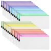 EOOUT Mesh Zipper Pouch 24pcs 9.5x4.5 Inches Small Organizing Bags in 12 Colors for Travel Storage and Office Supplies Storage
