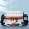 Eoweiot Hot/Cold Roll Laminator,800W Thermal Laminating Machine,Adjustable 88-170℃ Temperature,Lamination Speed 55cm/min,for Office, Home