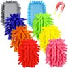 Epakh 8 Pcs Dry Erase Eraser Magnetic Microfiber Shag Whiteboard Eraser Washable Dry Erase Board Cleaner for Marker Chalk Office Home Supplies(Multicolor)