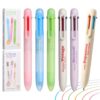 EpenGo 6-in-1 Multicolor Gel Pens 6 Pack, 36 Colors 0.5mm Fine Point