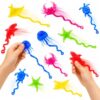 Eppyyo 30PCS Ocean Sticky Hands Bulk Animal Party Favors for Kids Stretchy Sticky Hand Fidget Toys Goodie Bag Stuffers Treasure Box Toys for Classroom Prizes Birthday Party