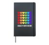 Equality Hurts No One LGBT Gay Pride Equality & Human Rights Hardcover Journal, Black