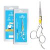 Equinox Professional Razor Edge Series Barber Hair Cutting Scissors - Japanese Stainless Steel Salon Scissors - 6.5” Overall Length - Fine Adjustment Tension Screw - Premium Shears for Hair Cutting
