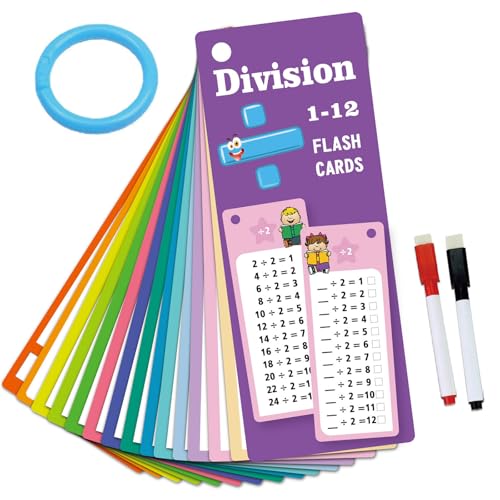 Erasable Math Teaching Flashcards Addition/Subtraction/Multiplication/Division Practice Cards Early Learning Tool Erasable Writable Mathematical Operations Exercise Flashcards Early Learning