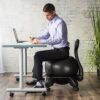 Ergonomic Yoga Ball Chair with Back Support - Pain Relief & Exercise Solution for Teachers, Students, Office Workers, and Pregnant Women - Ideal for Physical Therapy