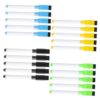 ERINGOGO 40pcs Dry Erase Marker Pens for Whiteboard and Glass Board with Brush Eraser and Blackboard Sponge Brush, Plastic Water-based Ink, Easy Erasability, Effortless Blending,