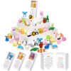 Estune 120 Pcs Animal Erasers for Kids with Mini Boxes, Desk Pets Toys