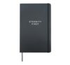 Eternity First Minimalist Christian Hardcover Journal, Black
