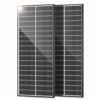 EtnalSolar 18BB Bifacial 25.6% High-Efficiency 2PCS 100W Solar Panel 12V