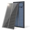 EtnalSolar 18BB Bifacial 25.6% High-Efficiency N-Type 12V Solar Panel 100W