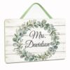 Eucalyptus Botanical Classroom Decor - Teacher Name Sign