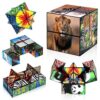 Euclidean Cube Fidget Toys for Kids 2 in 1 Star Cube Magic Cube Puzzle Toys