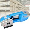 EUQKKWLOY Electric Strapping Kit,Electric Portable Automatic Strapping Machine Plastic Welding Strapping Machine PP or Pet Belt Baler with Rechargeable and Detachable Battery,Darkb