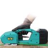 EUQKKWLOY Electric Strapping Kit,Electric Strapping Machine,6000Mah Rechargeable Battery Powered Welding Strapping,Automatic Hot Melt Strapping,for 9-16mm Width PP/PET Straps,Blue