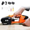 EUQKKWLOY Electric Strapping Kit,Electric Strapping Machine,Electric Portable Automatic Strapping Machine,Electric Strapping Tool 13-16 Mm Automatic Strapping Machine Kit Hand Held