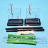 EUQKKWLOY Foil Electroscope Teaching Tools Physical Study Aids Faraday Cylinder Instruments Foil Electrometer with Silk Glass Rod Physics Experiment Equipment Teaching Instrument