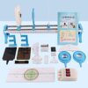 EUQKKWLOY Optical Experiment Box School Physics Experiment Equipment Complete Set of Experiment Box Optical Tools Prism Concave Lens Convex Lens