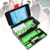 EUQKKWLOY Teaching Aids for Students, Physics Electromagnetism Experimental Equipment Suit Circuit Experiment Teaching Demonstration for Junior High School Electricity Experiment Box