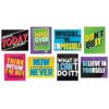 Eureka Motivational Mini Classroom Poster Set for Teachers, 11" x 14", Multicolor, 8 Pieces