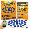 Evapure Magnetic Quiz Game Board Game with QR Code Questions, 1000 Quiz Challenges, Strategy Magnetic Tabletop Game for Adults & Families, 2-6 Players, Fast Thinking Party Game, Ages 4+