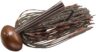 Evergreen Rubber Jig Reaction Football 3/4oz Green Pumpkin Claw #124
