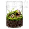 EVERJOYCRAFT Glass Terrarium Jar with Dome Lid Glass Terrarium Containers for Plants Planter Terrariums for Succulents Moss Home Decor for Tabletop Gift for Plant Lovers - 5.9"x9.1"