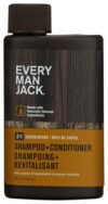 Every Man Jack Shampoo Sandalwood, 3.18 Ounce