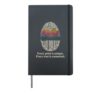 Every Print Is Unique Every Root Is Connected Hardcover Journal, Black