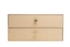 EXACOMPTA - Ref 30602E - Office By Me 2 drawer storage unit - Made of recycled cardboard - For A4+ documents, Dimensions: Depth 17 x Width 35.5 x Height 27 cm - Colour Beige