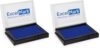 ExcelMark Ink Pad for Rubber Stamps 1-7/8" x 3-1/8"- Blue (Pack of 2)