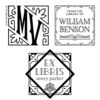 ExcelMark Personalized Book Embossers & Stamps - Fantasy Themes for a Book Embosser, Wood Stamp, or Self-Inking Mount - Bold Frames