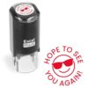 ExcelMark Self-Inking Service Stamp - Ideal for Service Work (Hope to See You Again)