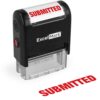 ExcelMark Submitted - Self-Inking Rubber Stamp - A1539 Red Ink