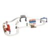 Expandable Train Track Playset with Locomotives Carriages for Girls Birthday Gifts Age 3+ Electric Train Set with Connection