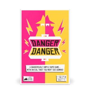 Exploding Kittens Danger Danger 2-8 Players - Ages 7+ - 10 Minutes to Play - Fast Paces Strategic Card Game - Party Game, Family Game Night, Kid and Adult Card Game