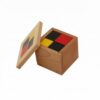 ＡＷＨＡＯ Exploratory Binomial Cube Textured Binomial Cube Visual Algebra Block Set for Classroom, Homeschool
