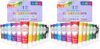 EXTRIC Finger Paint for Toddlers 1-3 Washable 12 PK, 2 OZ Tempera Paints (Pack of 2)