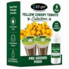 EZ-GRO Yellow Canary Cherry Tomato Seeds Pod Kit (12 Pod) | Hydroponic Seeds - Pre-Seeded Pods with Oasis® Sponges for All Hydroponics Growing System | No Assembly Required | 35+ Seed Pod Collections