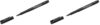 Faber-Castell 167599 2.5 mm B Pitt Artist India Ink - Black (Pack of 2)