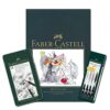 Faber-Castell Artist Gift Kit, Including A4 Sketch Pad, 12 x Castell 9000 Pencils and 4 x Pitt Artist Pens