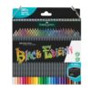 Faber-Castell Black Edition Colored Pencils, 100 Count, Storage Sleeve