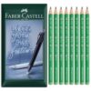 Faber-Castell Dinosaur Jumbo HB Graphite Pencil Ergonomic Triangular, 8pcs
