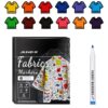 Fabric Paint Pens for Canvas, 24 Colors Safe Fabric Art Pens
