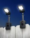 FabStyl Clip On Solar Lights Outdoor, 350LM Solar Motion Sensor Clamp Light